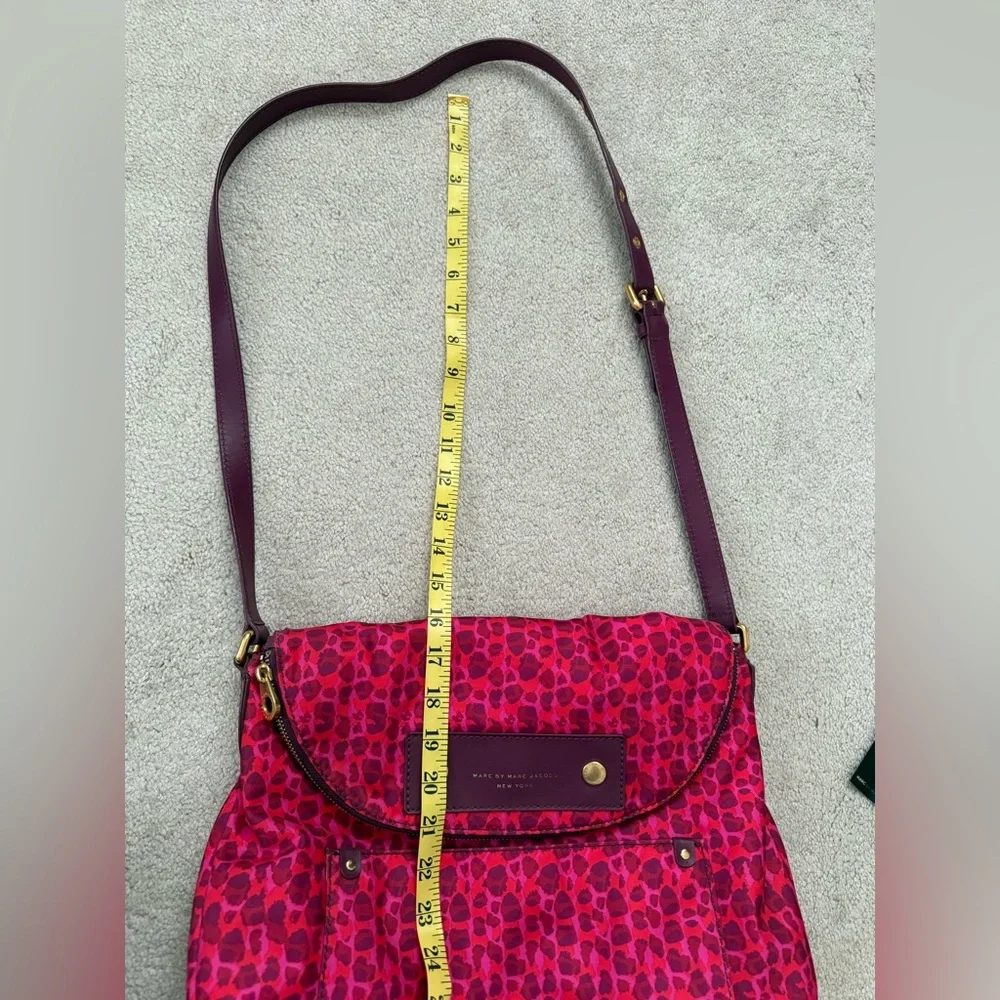 Marc by Marc Jacobs Pink and Magenta Leopard Crossbody Bag